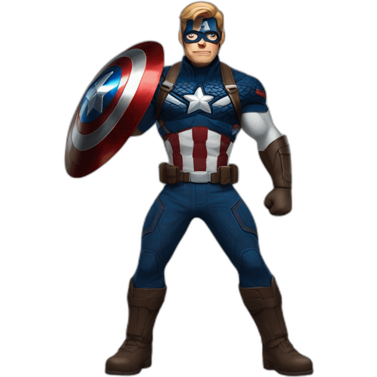 capitan america fullbody emoji