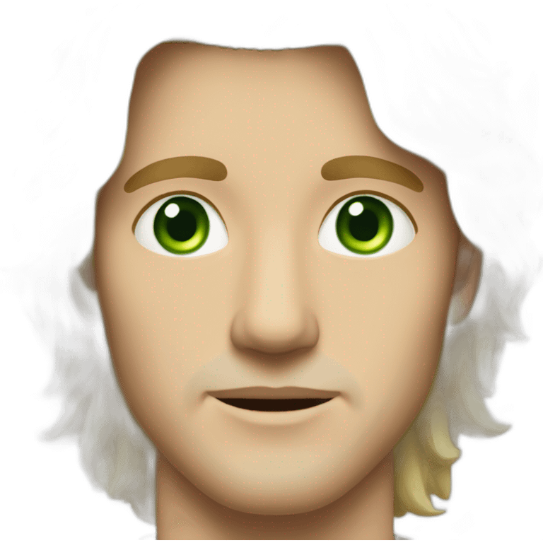 generate a blonde man with green eyes if you want to deviate and be free emoji