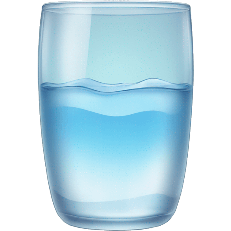 Glass of water emoji