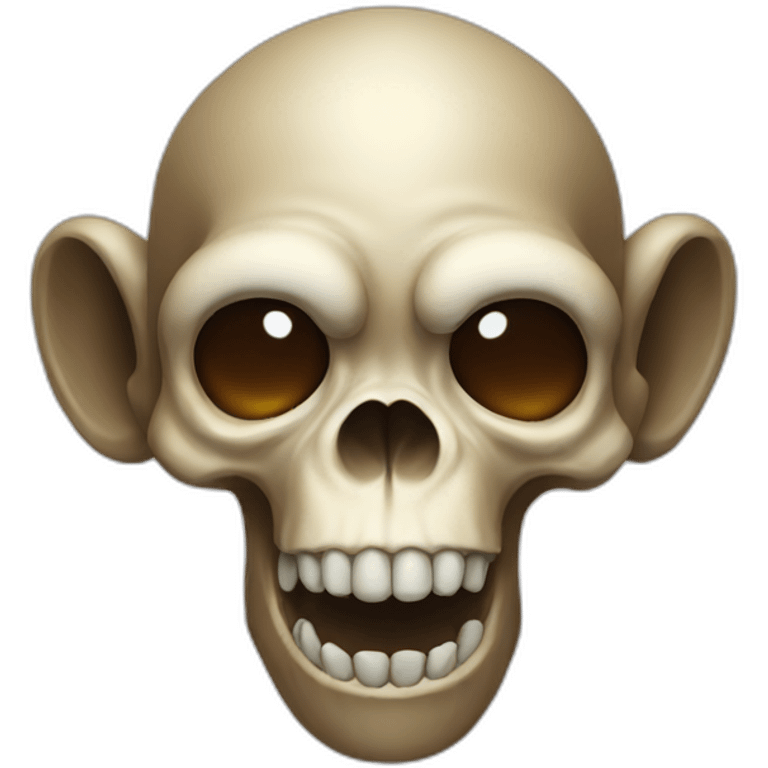 monkey skull emoji