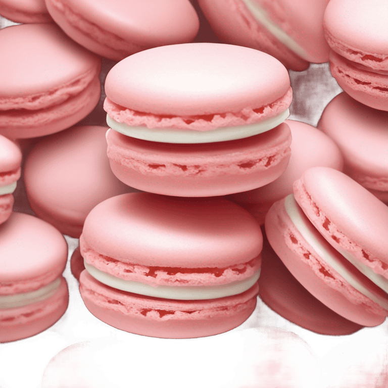 Light pink Macarons emoji