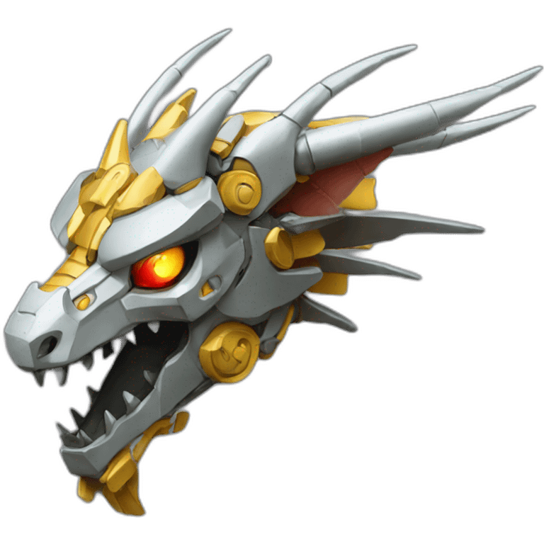 mecha dragon head emoji