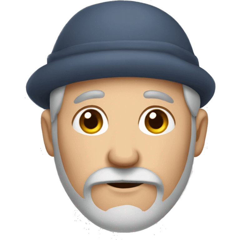 Pregnant old man with a beard emoji