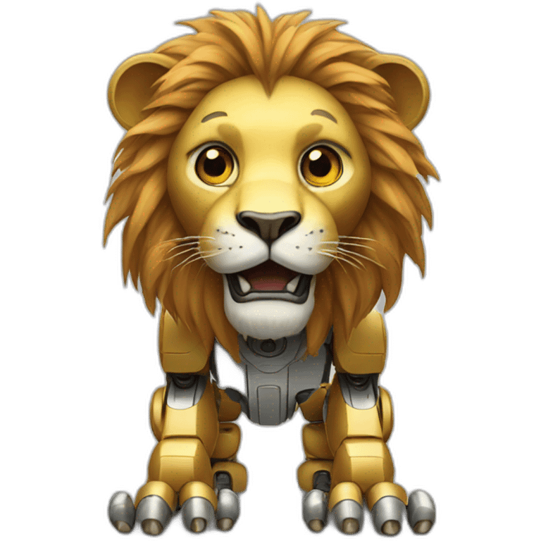 LION ROBOT emoji