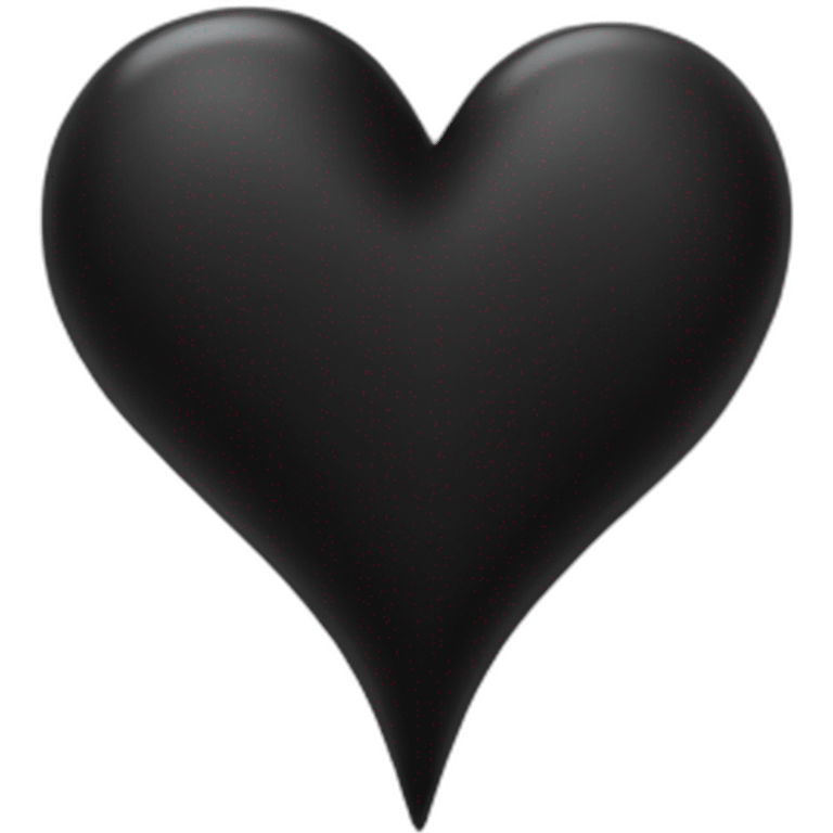 black heart emoji