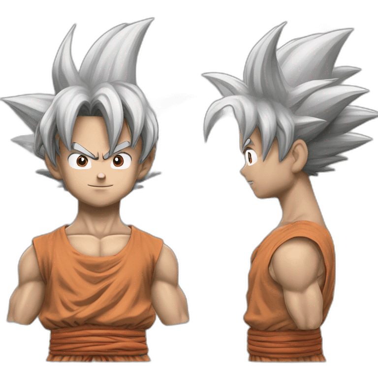 Son goku chauve emoji