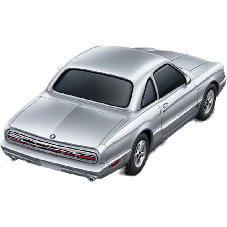 96 ford t-bird turbo coupe silver emoji