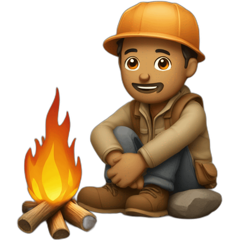 campfire man emoji