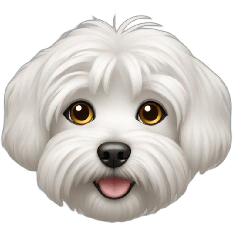 Maltese dog emoji