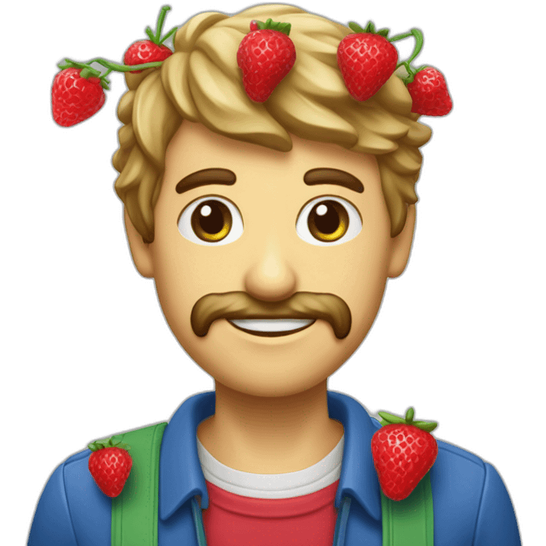 Fraise framboise myrtille assembler emoji