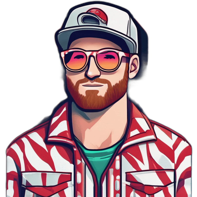 sami zayn wearing a bucket hat and glasses emoji