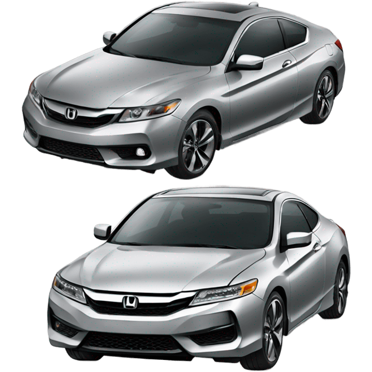 Grey Honda accord coupe  emoji