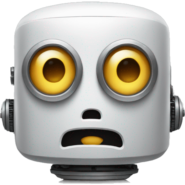 surprised robot emoji