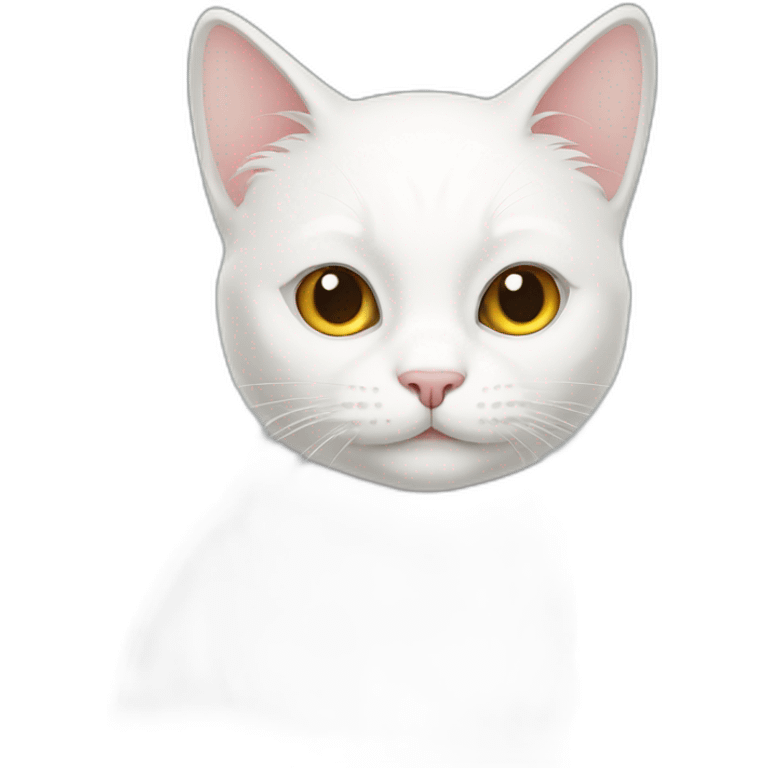 White cat emoji