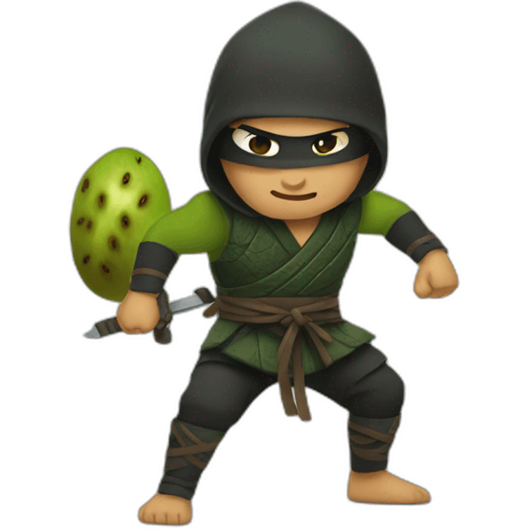 Kiwi ninja emoji