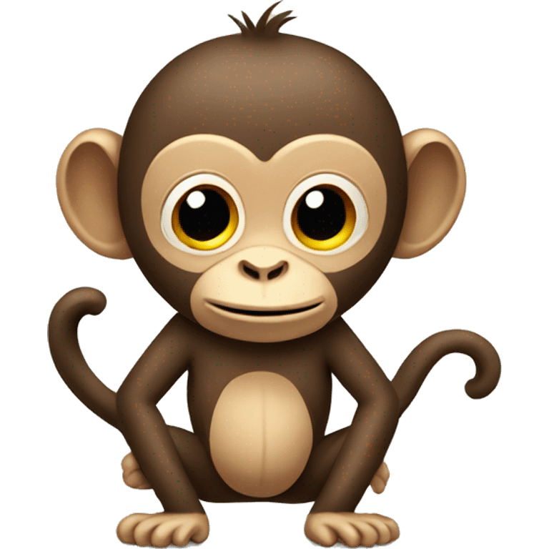 Monkey with banna emoji