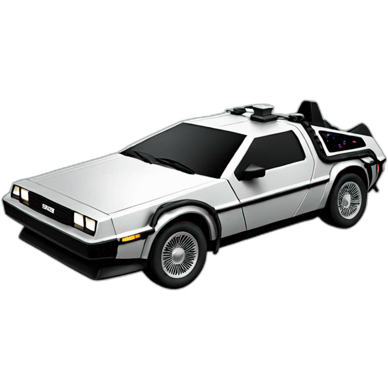 delorean emoji