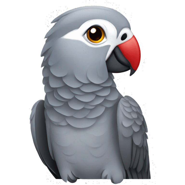 African grey parrot emoji