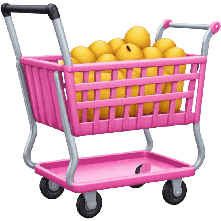 pink cart emoji