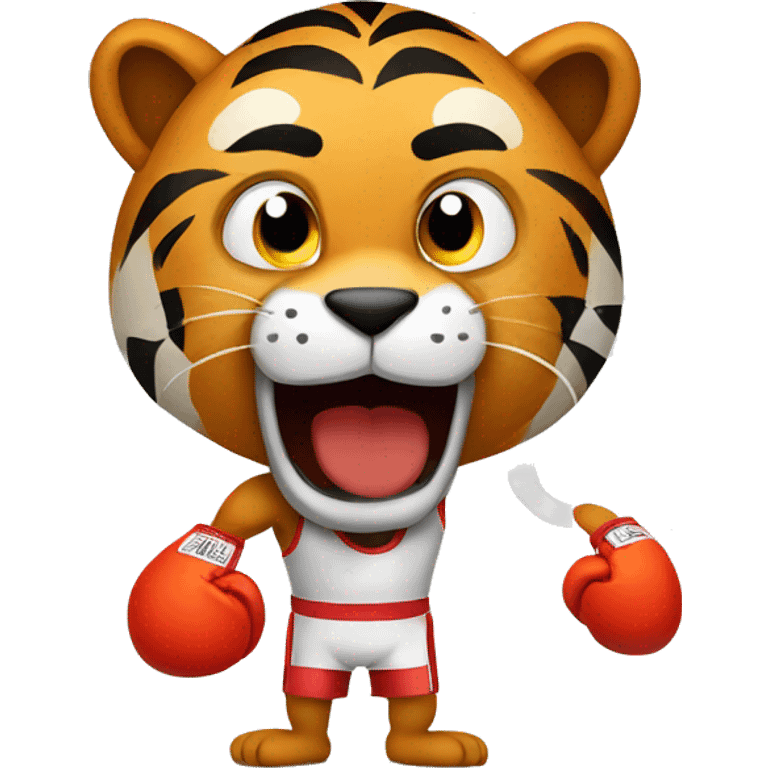 boxing Training  Tiger  emoji