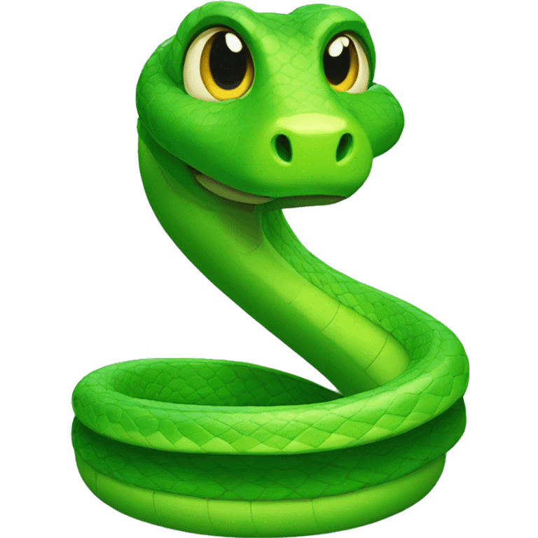 green snake emoji