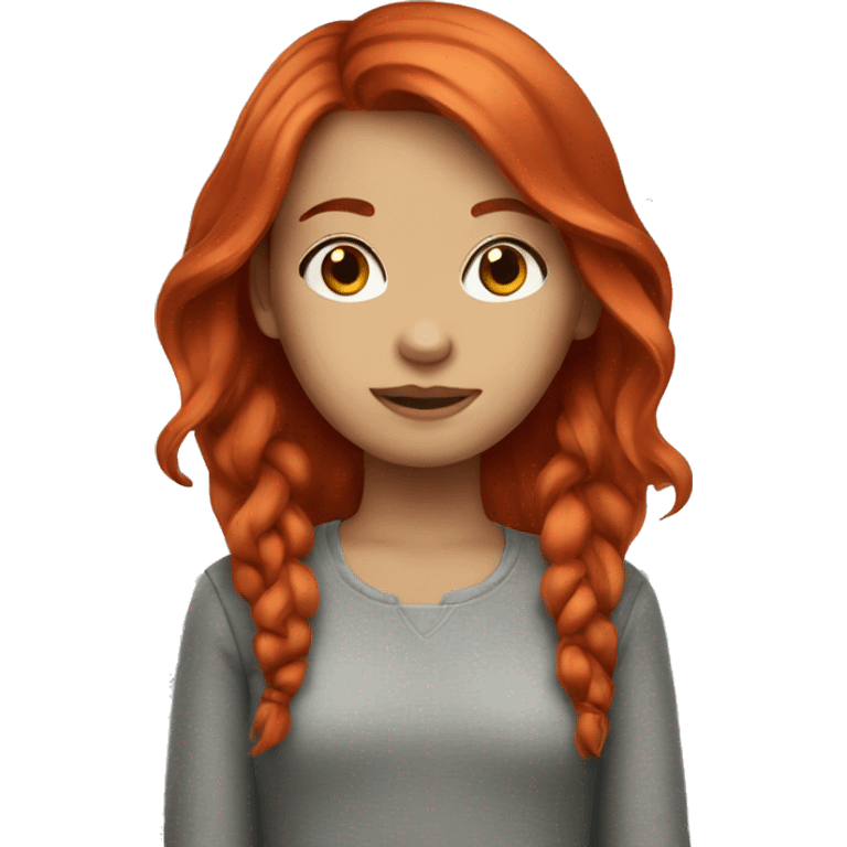 girl with red hair emoji