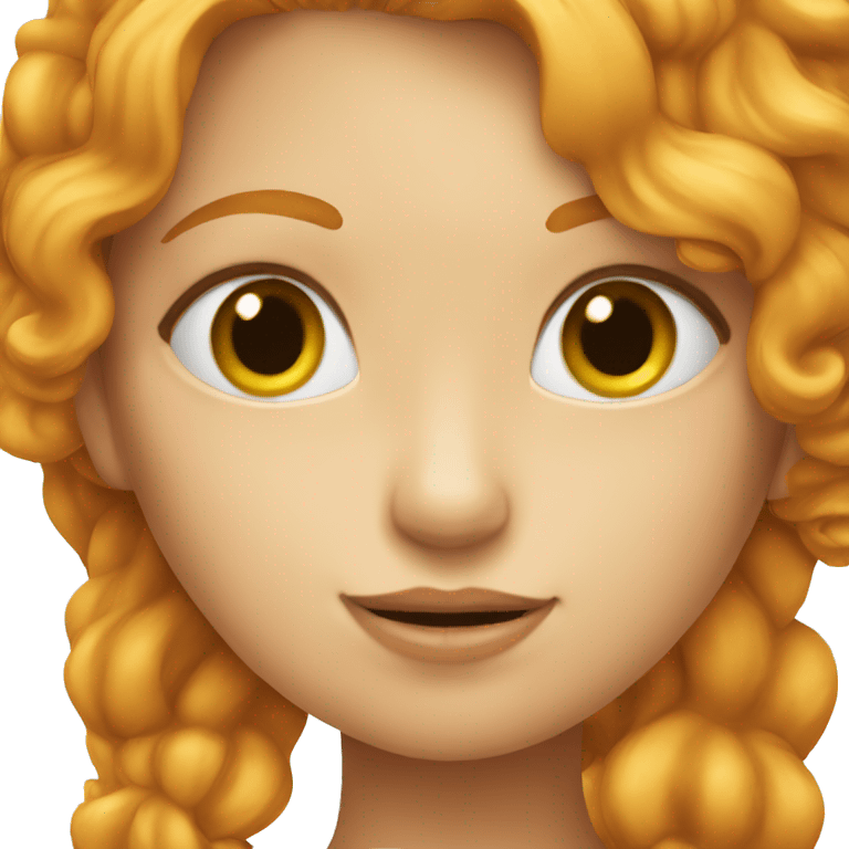 ginger kissing blonde girl emoji