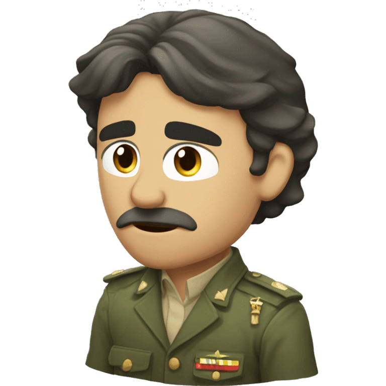 Rana yendo a la guerra asustada emoji