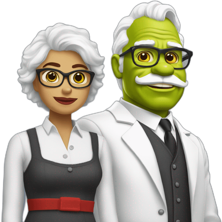 shrek loves colonel sanders emoji