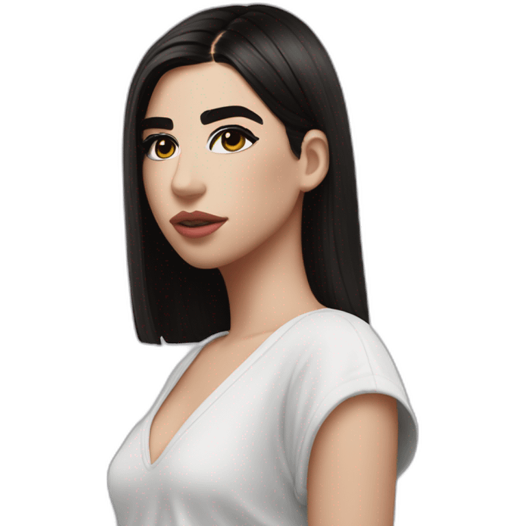 Dua lipa clin d'oeil emoji