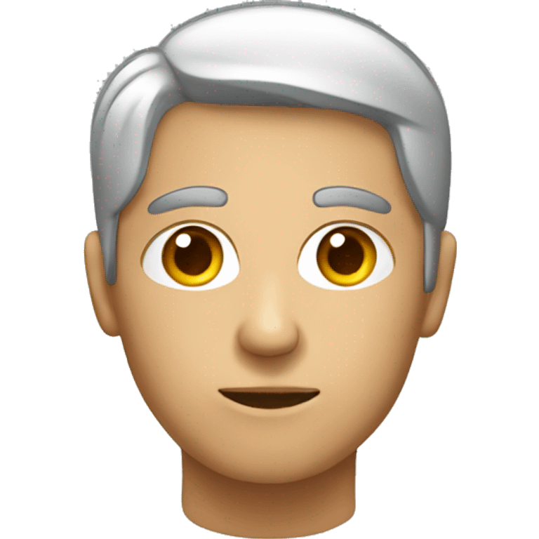 A male observe and select information emoji