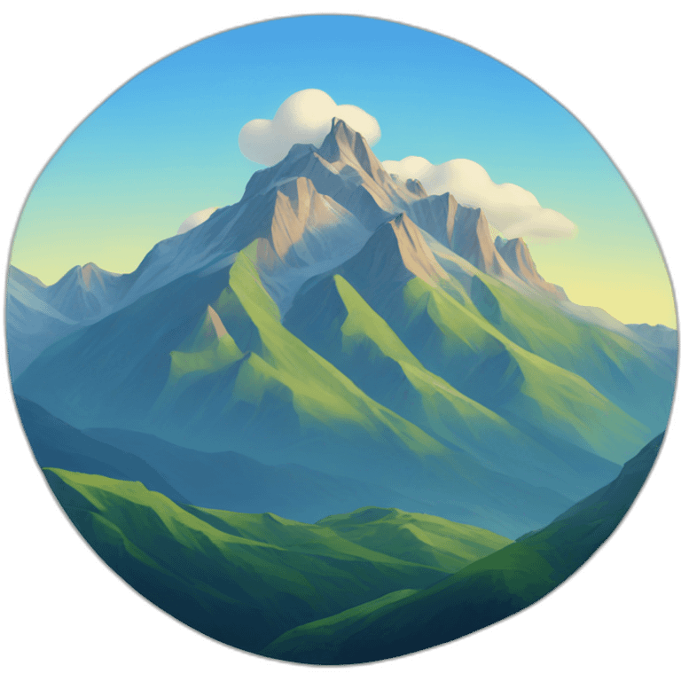 grenoble-mountain emoji