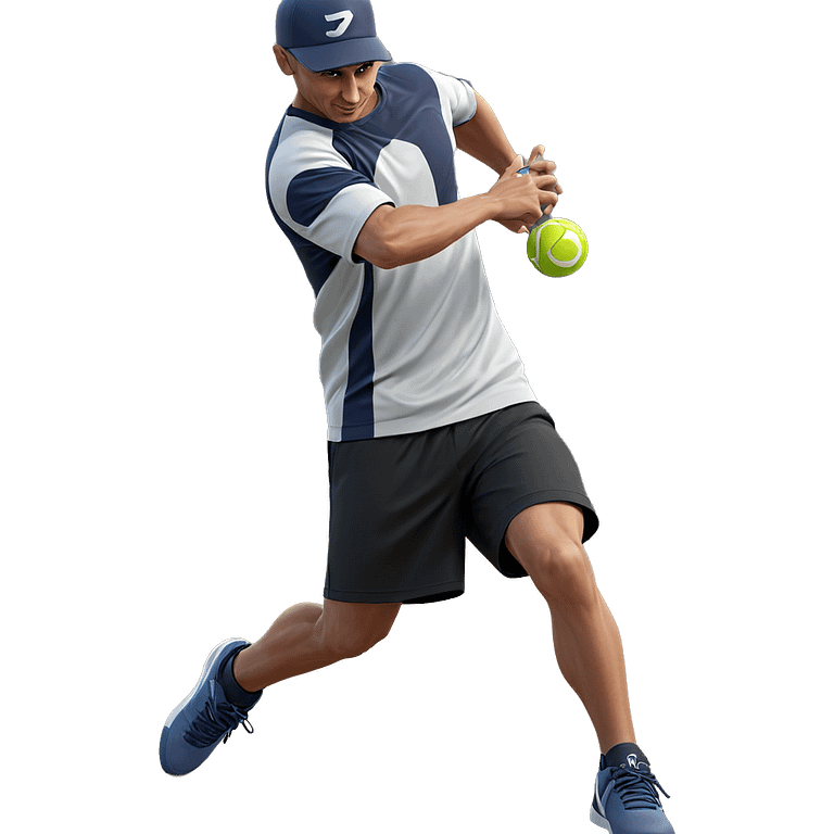 boy in sportswear with ball emoji