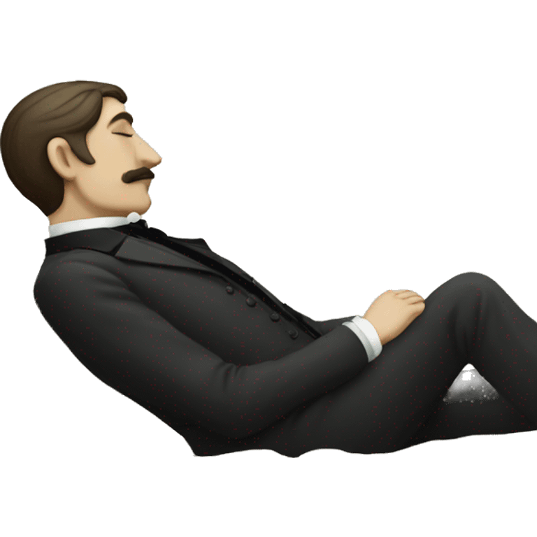 Marcel Proust sleeping emoji