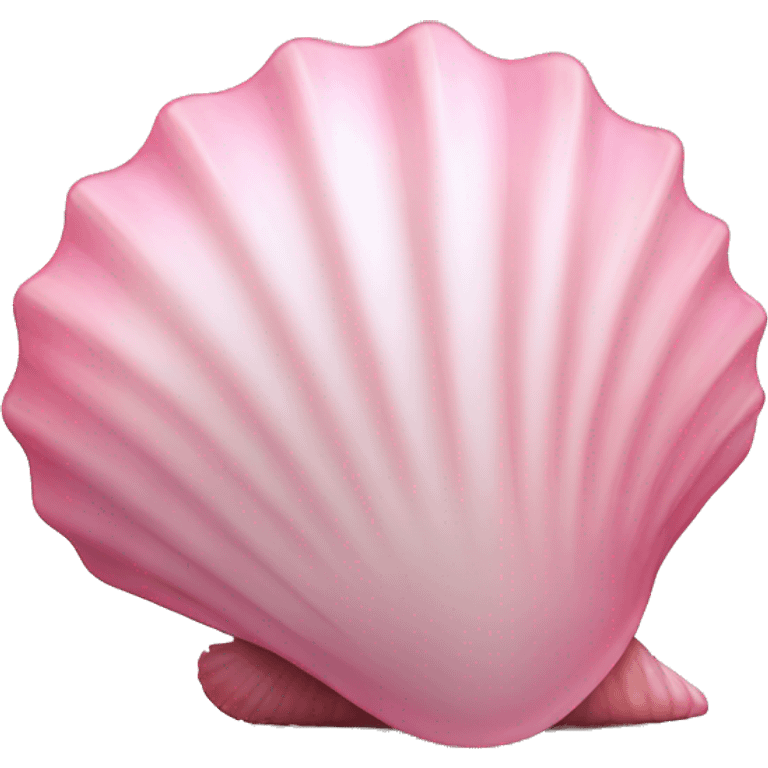 Pink sea shell emoji