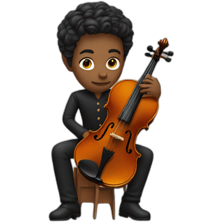 Una violinista  emoji