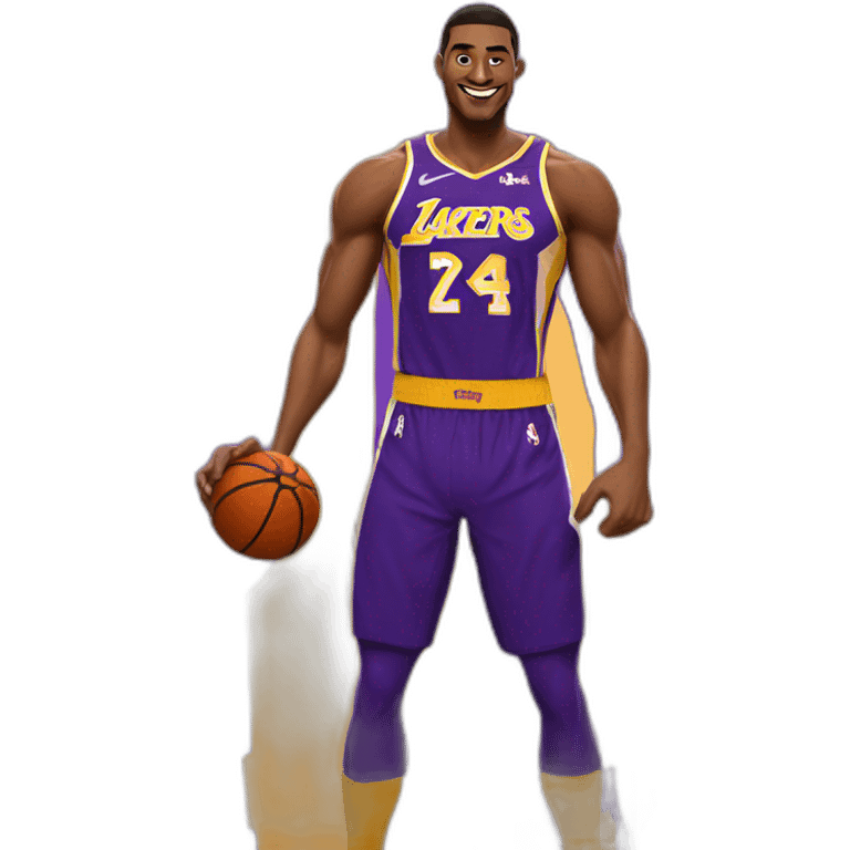 spiderman in lakers jersey emoji