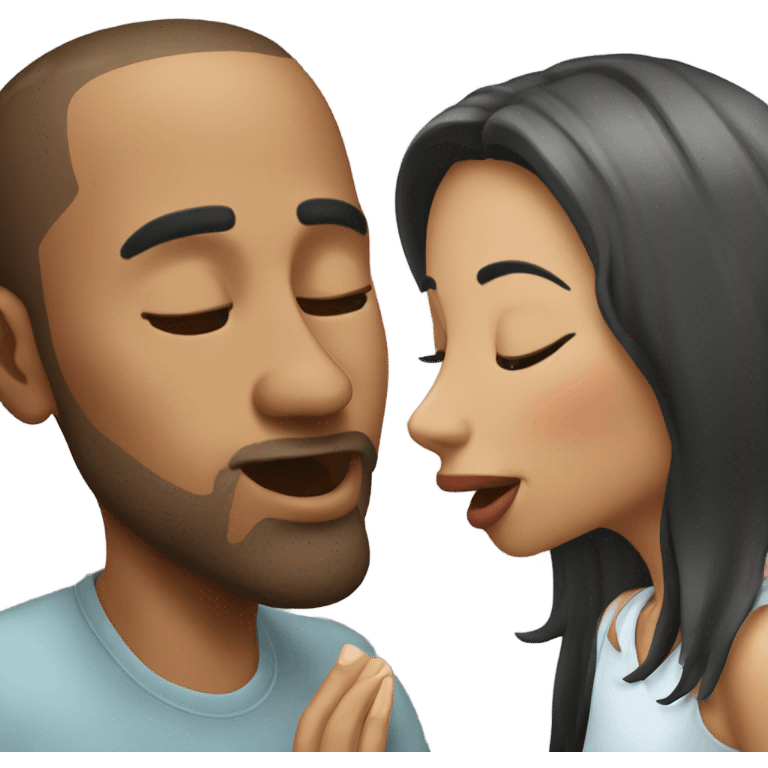 Kissing my wife emoji