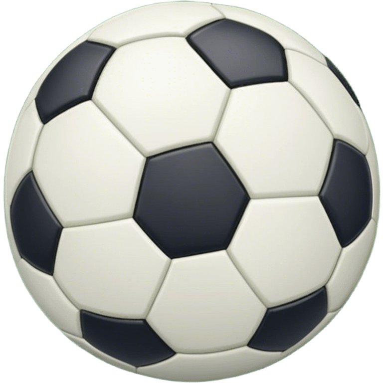 Cinematic Realistic image of a soccer ball resting on a lush, manicured field, rendered with detailed panel textures and crisp stitching, bathed in soft, natural lighting that highlights its timeless athletic appeal emoji