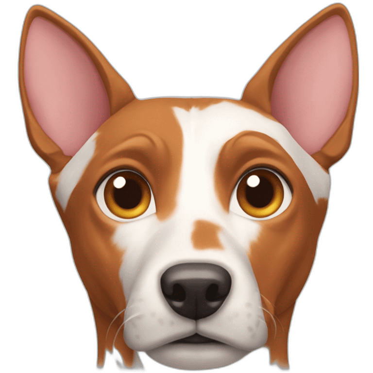 Cinematic Ibizian hound dog full body emoji