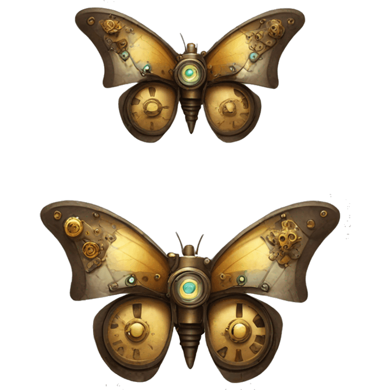 Steampunk Butterfly emoji