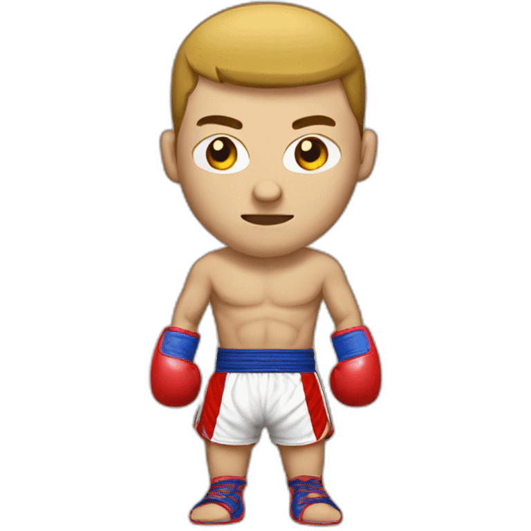 White Muay Thai fighter emoji