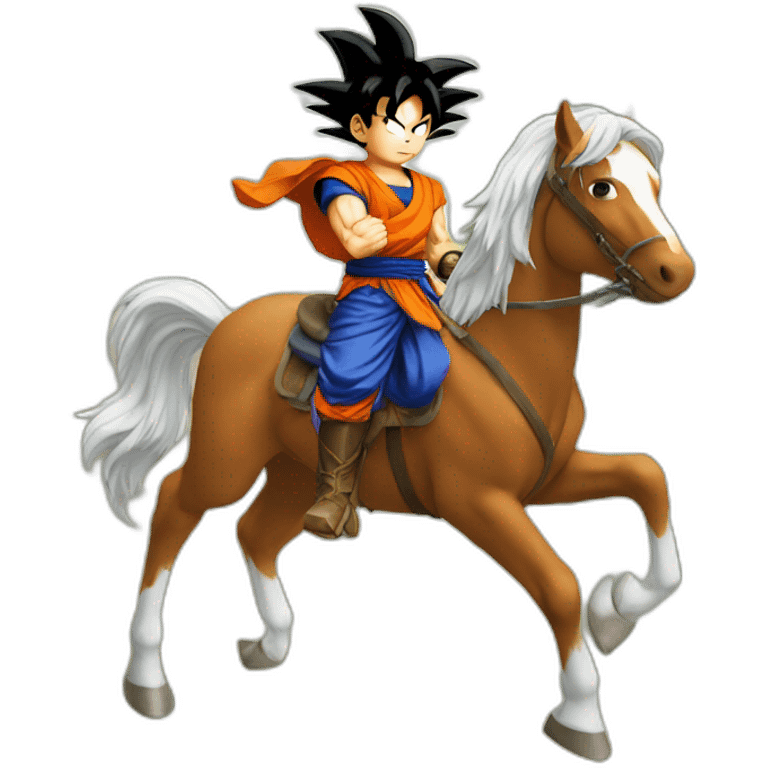 goku on horse emoji