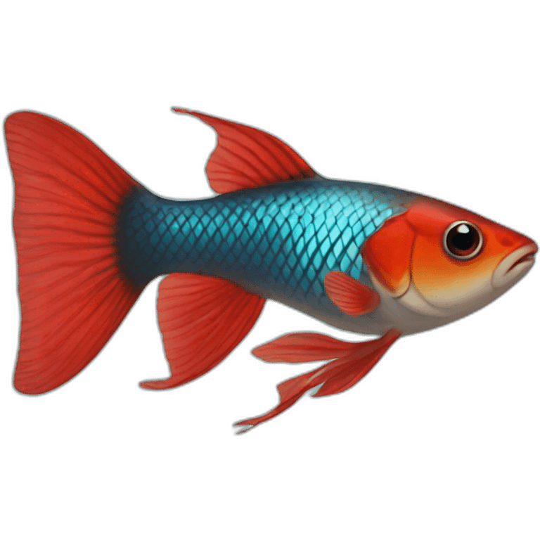 red guppy emoji