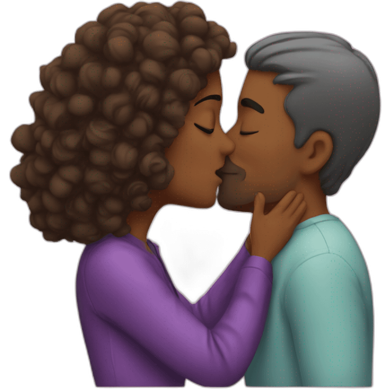 Big-kiss emoji