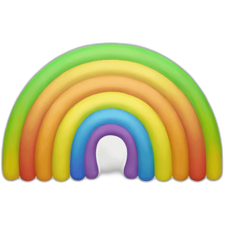 man making a rainbow over his heads with his hands emoji