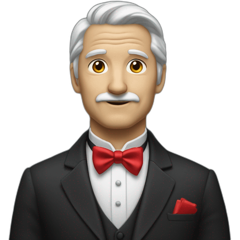 jenkins-a-gray-haired-skullet-butler-wearning-dinner-jacket-with-red-bow-tie-without-glasses-closing-eyes emoji