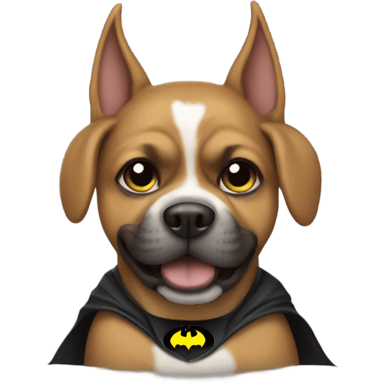 Dog in a Batman costume  emoji