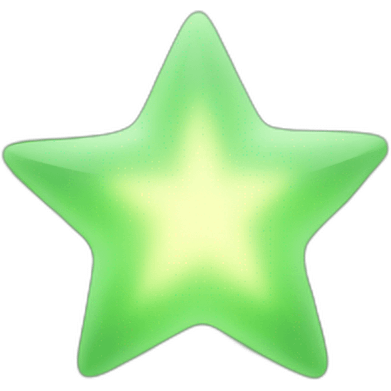 Light-green star emoji