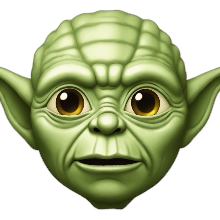 yoda alien head emoji